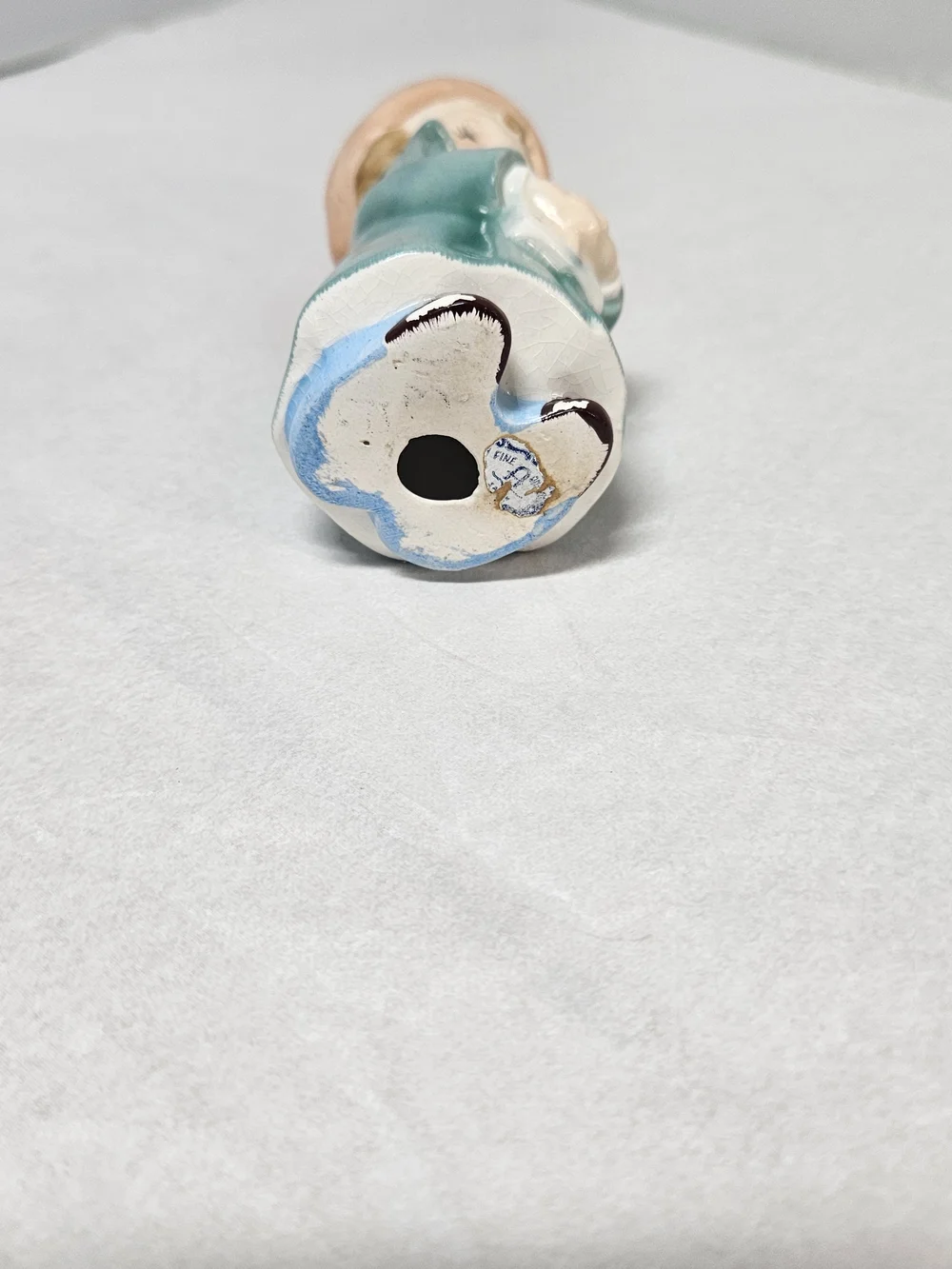 Vintage Ceramic Caroler Figurine Figure Mid-Century